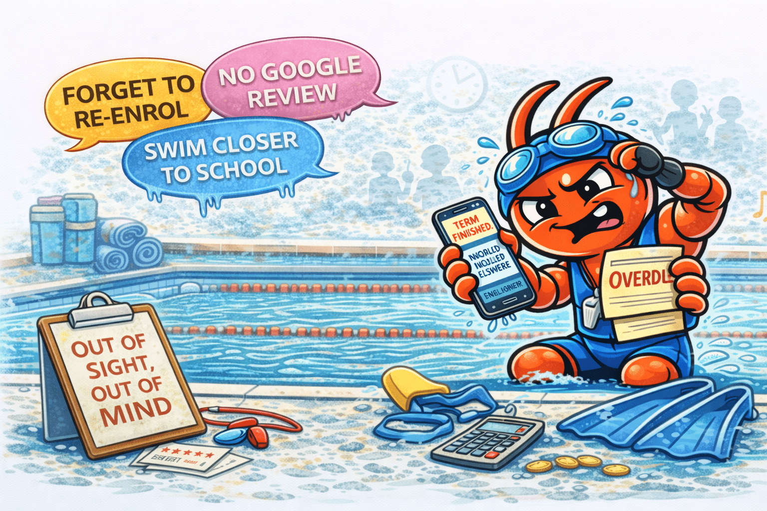 AI agents for Sydney swimming schools - Families Drift Away Between Terms