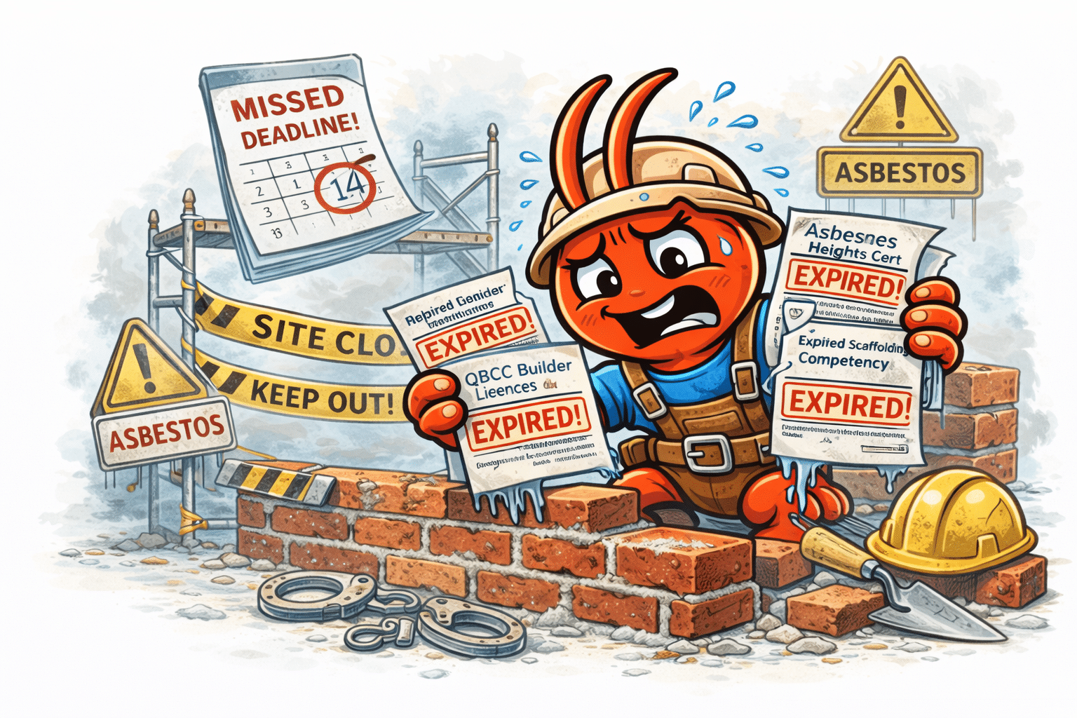 AI agents for Sydney bricklayers - Licence and Cert Renewals Slip