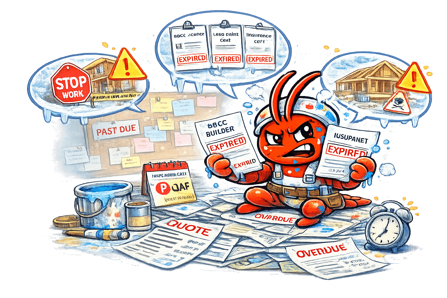 AI agents for Sydney painters - Licence and Insurance Renewals Slip