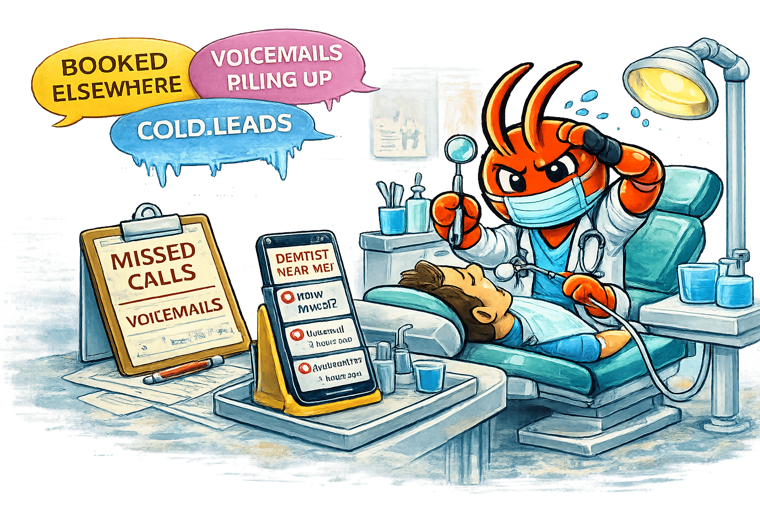 AI agents for Sydney dental clinics - New Patient Enquiries Go Cold While You're in the Chair