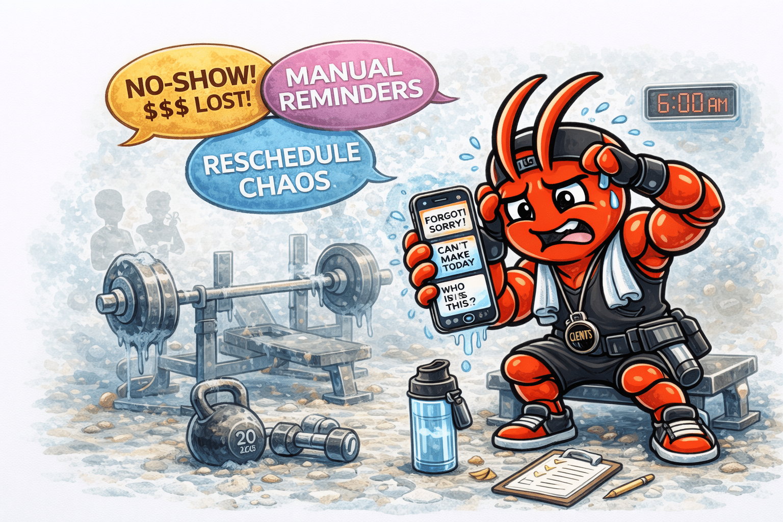 AI agents for Sydney personal trainers - No-Shows and Forgotten Sessions Kill Your Schedule
