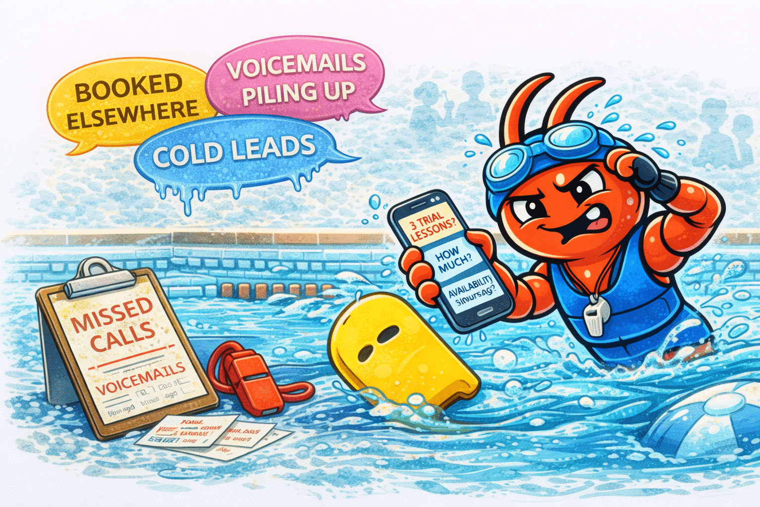 AI agents for Sydney swimming schools - Trial Lesson Enquiries Go Cold While You're in the Pool