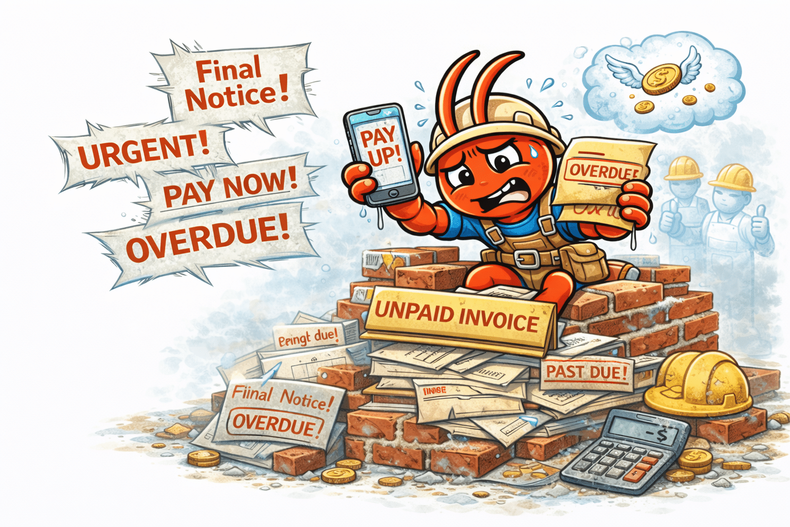 AI agents for Sydney bricklayers - Unpaid Invoices Stack Up
