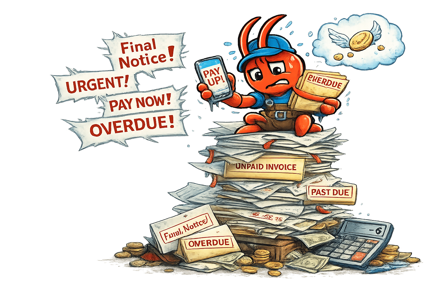 AI agents for Sydney roofers - Unpaid Invoices Stack Up